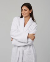 Halat de baie Bumbacel 1036_HBM2203 White, s.M imaginea #4 — magazin online Desire.md