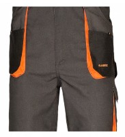 Salopetă de lucru Art.MaSter Classic Graphite/Black/Orange, s.58 imaginea #3 — magazin online Desire.md