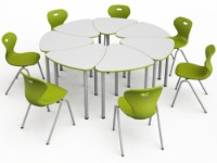 Школьная парта Edumob Petala D02-1921 фото №2 — интернет-магазин Desire.md