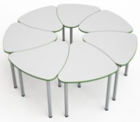 Школьная парта Edumob Petala D02-1921 фото №3 — интернет-магазин Desire.md