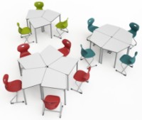 Школьная парта Edumob Prizma D02-1721 фото №2 — интернет-магазин Desire.md