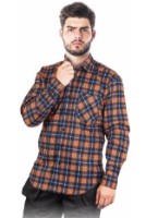 Cămașă bărbătească Reis KF GP  Dark Blue/Orange, s.L imaginea #1 — magazin online Desire.md