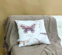 Подушка декоративная Bumbacel Butterfly (PER_DECOR_512_45x45) фото №2 — интернет-магазин Desire.md