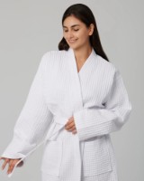 Halat de baie Bumbacel 9002_HBHG White, s.XXXL imaginea #6 — magazin online Desire.md