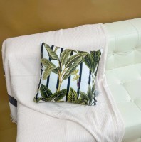 Подушка декоративная Bumbacel Leaves Green (PER_DECOR_505_45x45) фото №2 — интернет-магазин Desire.md