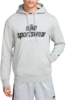 Hanorac pentru bărbați Nike M Nk Club Bb Po Hdy Nsw Gfx Dark Grey Heather/Light Smoke Grey/Black, s.M