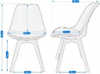 Scaun Jumi Bari SD-333789 Black imaginea #9 — magazin online Desire.md