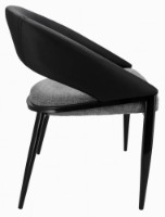 Стул Jumi Bergamo CM-354364 Black/Gray фото №4 — интернет-магазин Desire.md