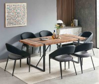 Стул Jumi Bergamo CM-354364 Black/Gray фото №5 — интернет-магазин Desire.md