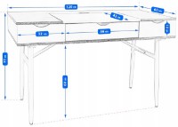 Masa de birou Jumi CM-305281 imaginea #3 — magazin online Desire.md