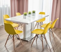 Стул Jumi EVA SD-972698 Yellow фото №7 — интернет-магазин Desire.md