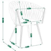 Стул Jumi Molto CM-332768 Black фото №4 — интернет-магазин Desire.md