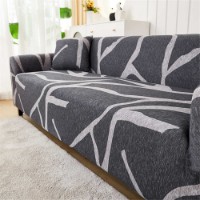 Чехол для дивана Relaxe Home Solid Sofa Cover 90-140cm Grey Snaked (020364) фото №2 — интернет-магазин Desire.md