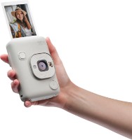 Aparat foto Fujifilm Instax Mini LiPLay Misty White imaginea #6 — magazin online Desire.md