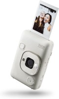 Aparat foto Fujifilm Instax Mini LiPLay Misty White imaginea #2 — magazin online Desire.md