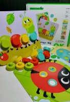 Мозайка Tooky Toy Pattern Pegs Big (TF783) фото №2 — интернет-магазин Desire.md