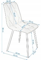 Стул Jumi Piado SD-276642 Grey фото №6 — интернет-магазин Desire.md