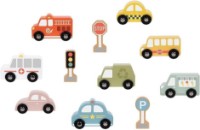 Набор машин Tooky Toy Transportation & Street Sign Set (TK881) фото №5 — интернет-магазин Desire.md