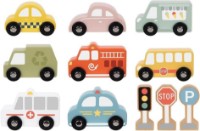 Набор машин Tooky Toy Transportation & Street Sign Set (TK881) фото №2 — интернет-магазин Desire.md