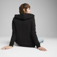 Женская толстовка Puma Ess Logo Full-Zip Hoodie Terry Puma Black, s.M фото №3 — интернет-магазин Desire.md