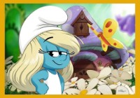 Пазл Trefl 4in1 Life in the Smurf Village (34664)