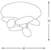 Lustră Ozcan 5620-6 imaginea #2 — magazin online Desire.md