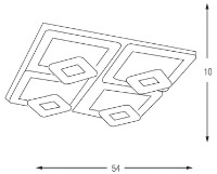 Люстра Ozcan 5633-4 фото №2 — интернет-магазин Desire.md