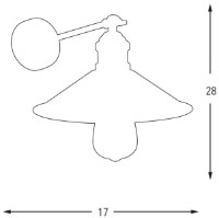 Candelabru de perete Ozcan 6449-2 imaginea #2 — magazin online Desire.md