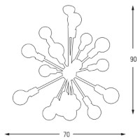 Lustră Ozcan 6486-3 imaginea #2 — magazin online Desire.md