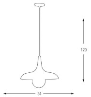 Люстра Ozcan White 5021-1A фото №2 — интернет-магазин Desire.md