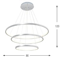Lustră Ozcan White 5635-3A imaginea #2 — magazin online Desire.md
