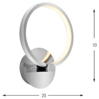 Candelabru de perete Ozcan White 5636APL-K imaginea #2 — magazin online Desire.md