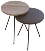 Măsuţă cafea Dogtas Piero 3200395013 Walnut/Gold