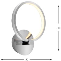 Candelabru de perete Ozcan Chrome 5636APL-K imaginea #2 — magazin online Desire.md