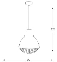 Люстра Ozcan Rosegold 5385-1 фото №2 — интернет-магазин Desire.md