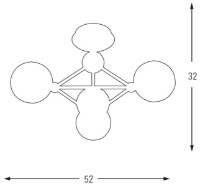 Lustră Ozcan Rosegold 5673-4 imaginea #2 — magazin online Desire.md