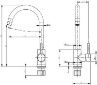 Baterie bucătărie Sandonna VOR58822 imaginea #2 — magazin online Desire.md