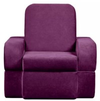 Fotoliu extensibil Edka Terra 3in1 100x200x30 M10 Dark Purple imaginea #2 — magazin online Desire.md