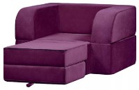 Fotoliu extensibil Edka Terra 3in1 100x200x30 M10 Dark Purple imaginea #3 — magazin online Desire.md