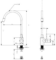 Baterie bucătărie Sandonna VOR58828 imaginea #2 — magazin online Desire.md