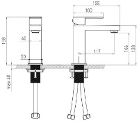 Baterie lavoar VOLLE Pardo (1548.010106) imaginea #2 — magazin online Desire.md