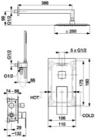 Душевой набор Armatura Logon (115006) фото №2 — интернет-магазин Desire.md