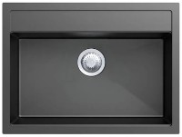 Chiuvetă de bucătărie Fabiano Quadro 61x51 Titanium