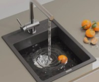 Chiuvetă de bucătărie Fabiano Classic 40x50 Anthracite imaginea #3 — magazin online Desire.md