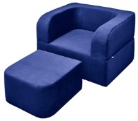 Fotoliu extensibil Edka Vega 120x200x40 M34 Dark Blue imaginea #4 — magazin online Desire.md