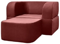 Fotoliu extensibil Edka Vega 120x200x40 M31 Burgundy imaginea #2 — magazin online Desire.md