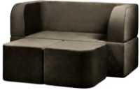 Canapea fără ramă Edka Vega 140x200x40 M8 Dark Brown imaginea #2 — magazin online Desire.md