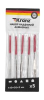 Набор надфилей алмазных Kranz KR-12-4111 фото №2 — интернет-магазин Desire.md