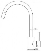 Baterie bucătărie Fabiano FKM 56 SS Flex Inox (Gray) imaginea #2 — magazin online Desire.md