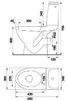 Унитаз Cersanit Eko (7066) фото №4 — интернет-магазин Desire.md